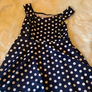 Off the shoulder mini dress